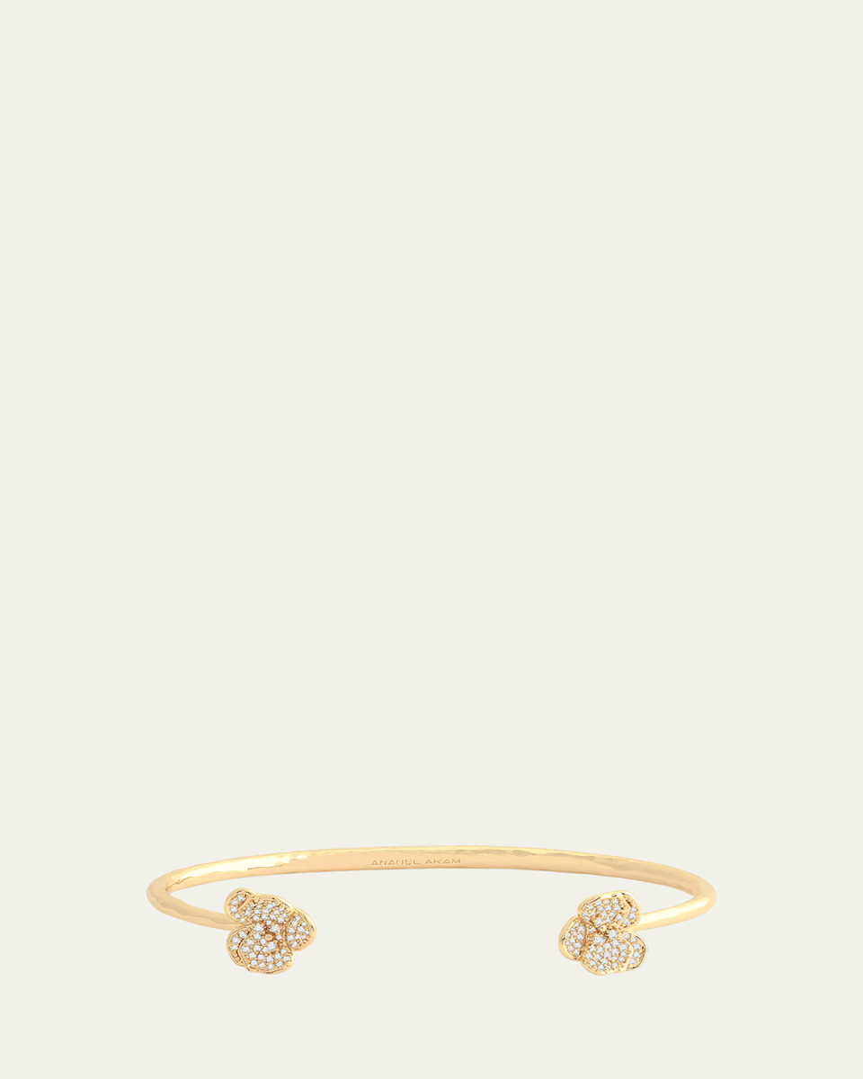 Orchid Pave Bangle
